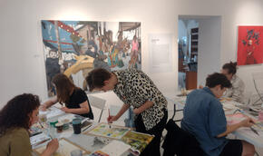 Malba akvarelem s Toy_Box